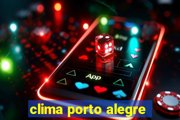 clima porto alegre